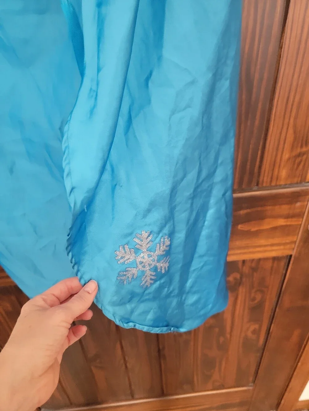 Disney Frozen II Girls Blue Cape with Sleep Dress